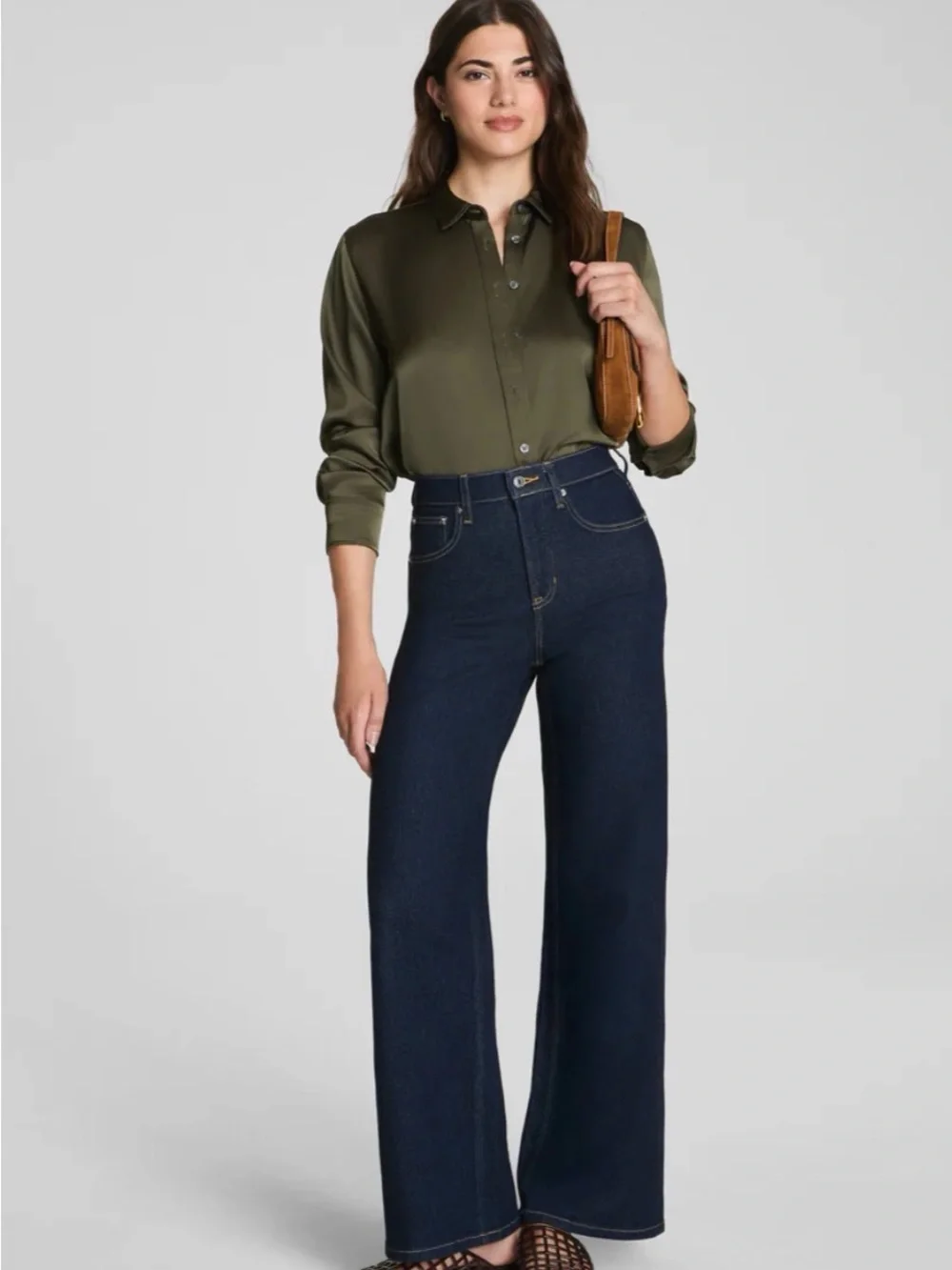 SPANXshape Size Small Authentic 360 Wide Leg Jeans | Marina - Picture 6 of 8